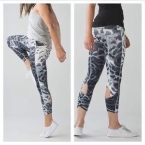 Lululemon skirted capri pants, size 8